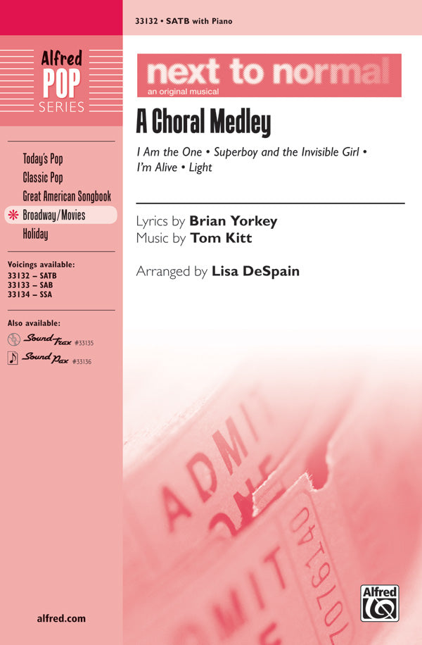 Next to Normal: A Choral Medley Cover Image