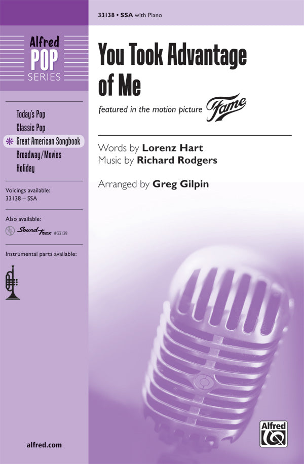 You Took Advantage of Me Cover Image