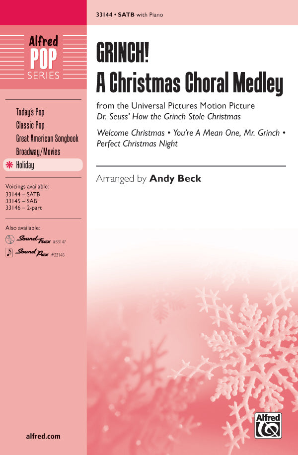 Grinch! A Christmas Choral Medley (from the motion picture <i>Dr. Seuss' How the Grinch Stole Christmas</i>) Sheet Music Preview