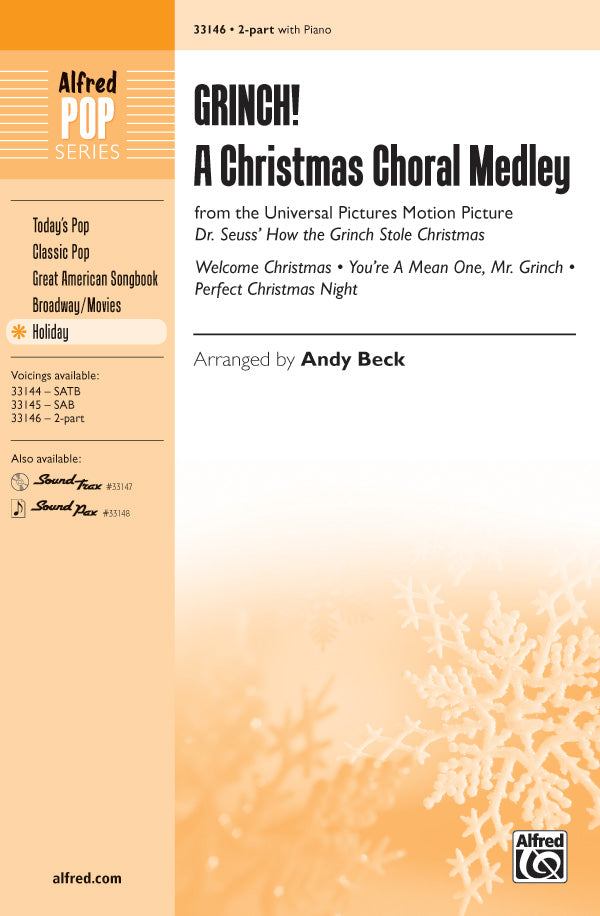 Grinch! A Christmas Choral Medley (from the motion picture <i>Dr. Seuss' How the Grinch Stole Christmas</i>) Sheet Music Preview