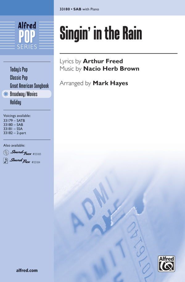 Singin' in the Rain Cover Image