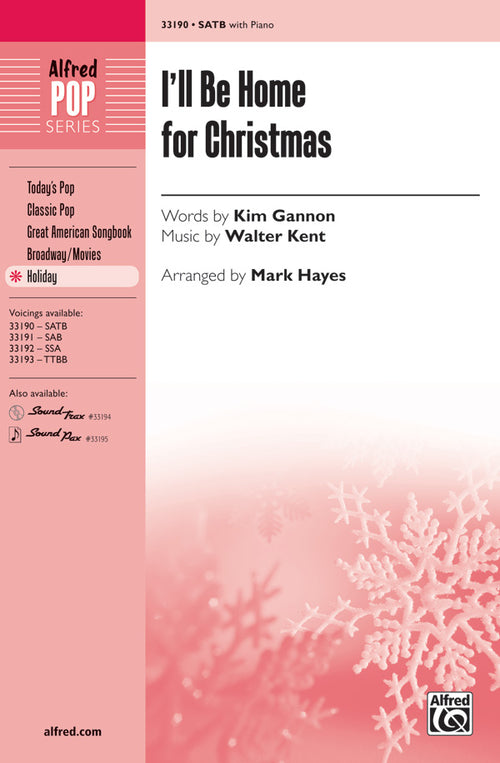 I'll Be Home for Christmas Sheet Music Preview