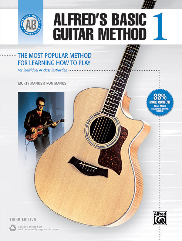 Alfred's Basic Guitar Method 1 (Third Edition) Cover Image