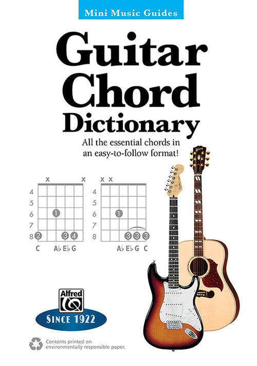 Mini Music Guides: Guitar Chord Dictionary: All the Essential Chords in an Easy-to-Follow Format! Sheet Music Preview