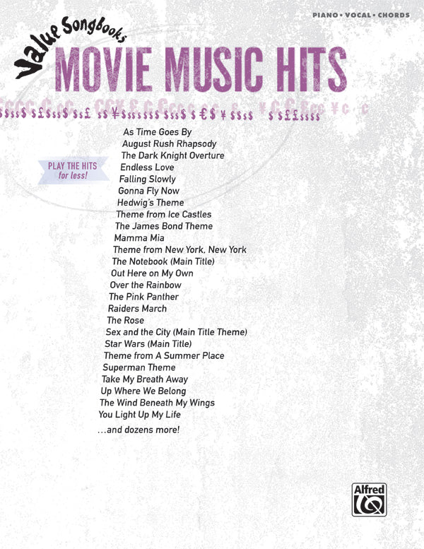 Value Songbooks: Movie Music Hits Cover Image