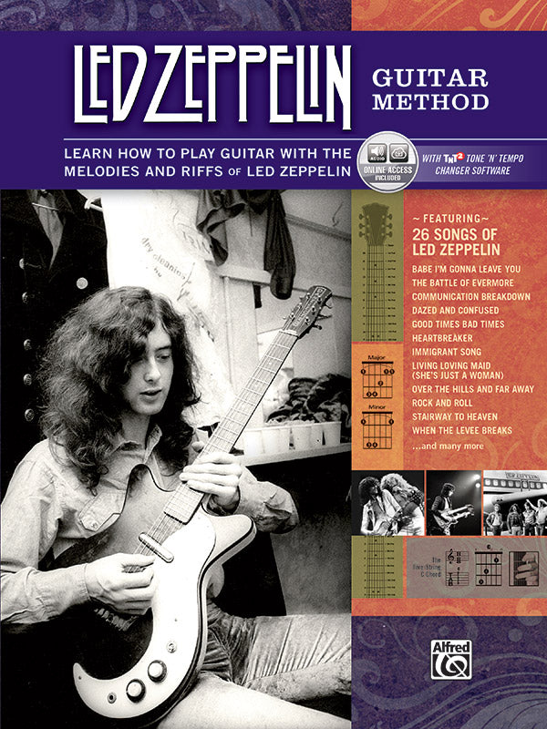Led Zeppelin Guitar Method Cover Image