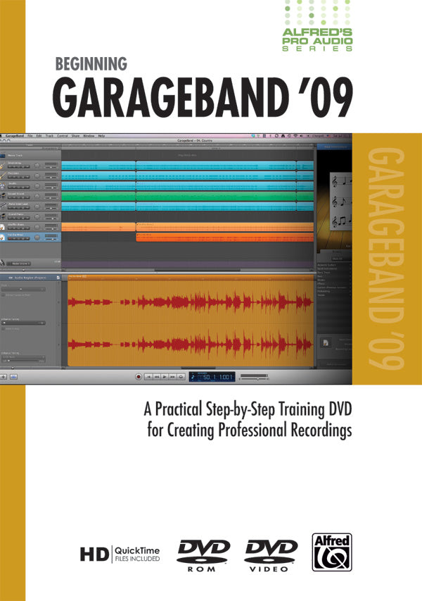 Alfred's Pro Audio Series: Beginning GarageBand '09 Cover Image
