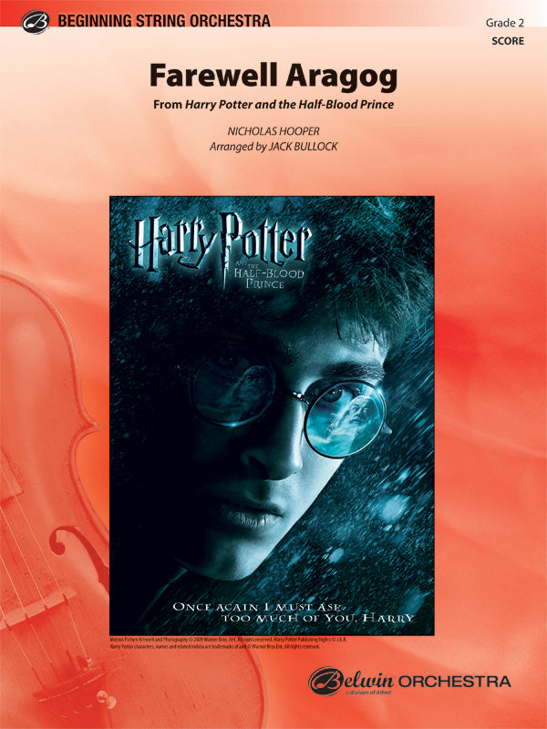 Farewell Aragog (from Harry Potter and the Half-Blood Prince) Sheet Music Preview