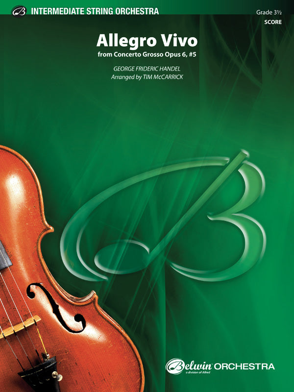 Allegro Vivo: String Bass Sheet Music Preview