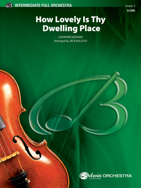 How Lovely Is Thy Dwelling Place: 2nd B-flat Clarinet Sheet Music Preview