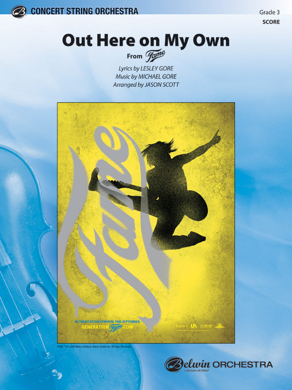 Out Here on My Own (from the motion picture Fame): Viola Sheet Music Preview