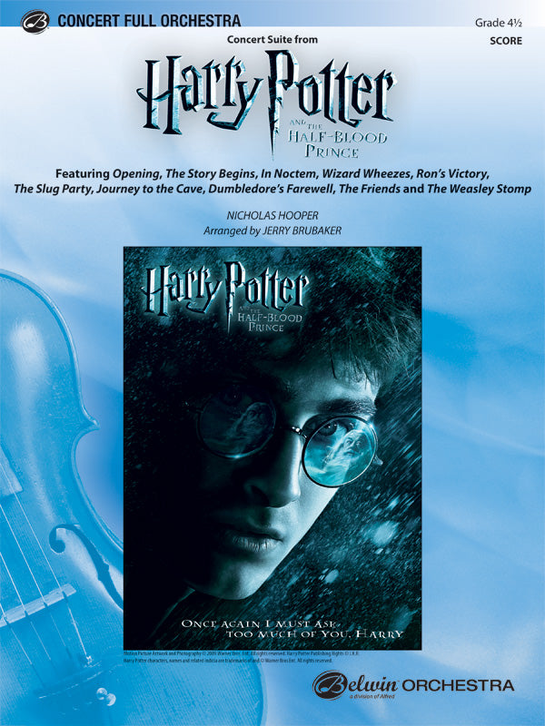 Harry Potter and the Half-Blood Prince, Concert Suite from: 2nd B-flat Clarinet Sheet Music Preview
