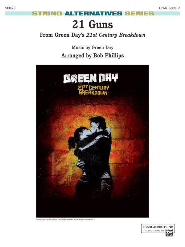 21 Guns: 1st Violin Sheet Music Preview