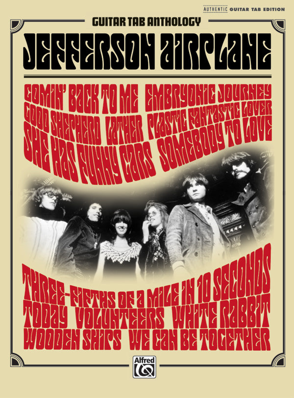 Jefferson Airplane: Guitar TAB Anthology Cover Image