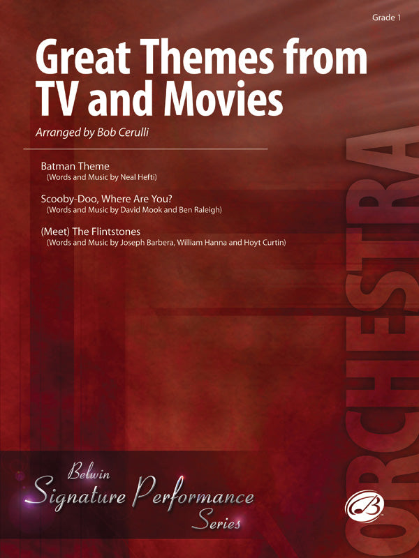 Great Themes from TV and Movies: 2nd Violin Sheet Music Preview