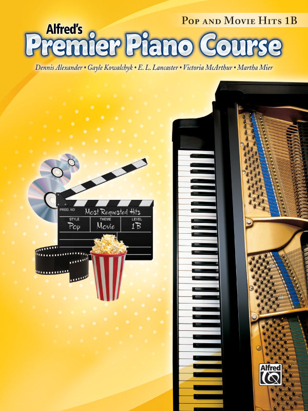 Premier Piano Course, Pop and Movie Hits 1B Cover Image