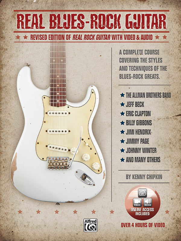 Real Blues-Rock Guitar (Revised): Revised Edition of <i>Real Rock Guitar</i> with 2 DVDs Sheet Music Preview