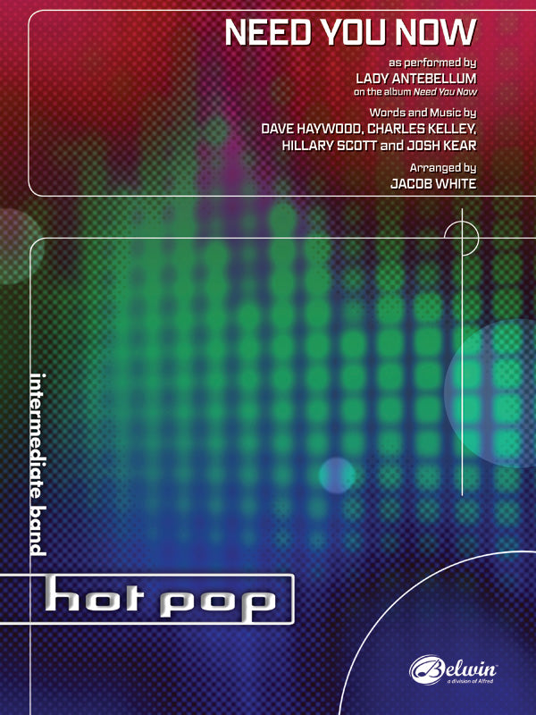 Need You Now: B-flat Tenor Saxophone Sheet Music Preview