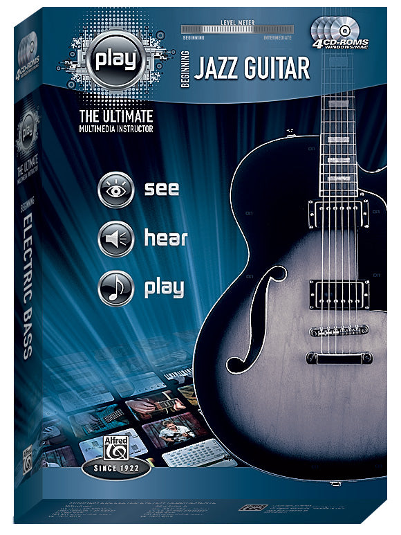 Alfred's PLAY: Beginning Jazz Guitar Cover Image