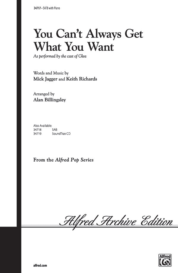 You Can't Always Get What You Want Sheet Music Preview