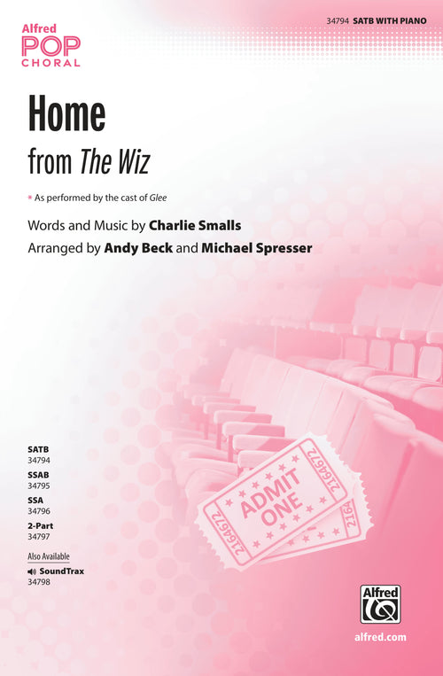 Home (from <i>The Wiz</i>) Sheet Music Preview