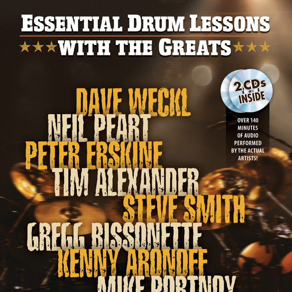 Essential Drum Lessons with the Greats Cover Image