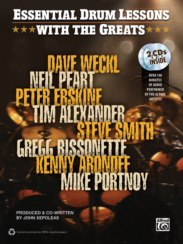 Essential Drum Lessons with the Greats Cover Image