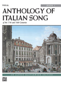 Anthology of Italian Songs of the 17th and 18th Centuries, Book 1 Cover Image