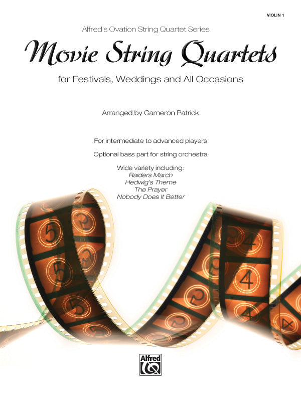 Movie String Quartets for Festivals, Weddings, and All Occasions Cover Image