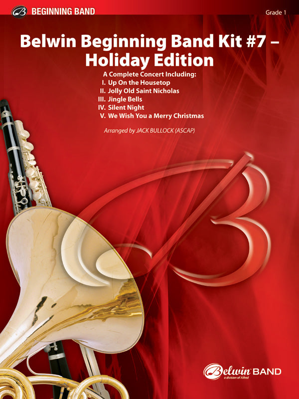 Belwin Beginning Band Kit #7: Holiday Edition: B-flat Bass Clarinet Sheet Music Preview