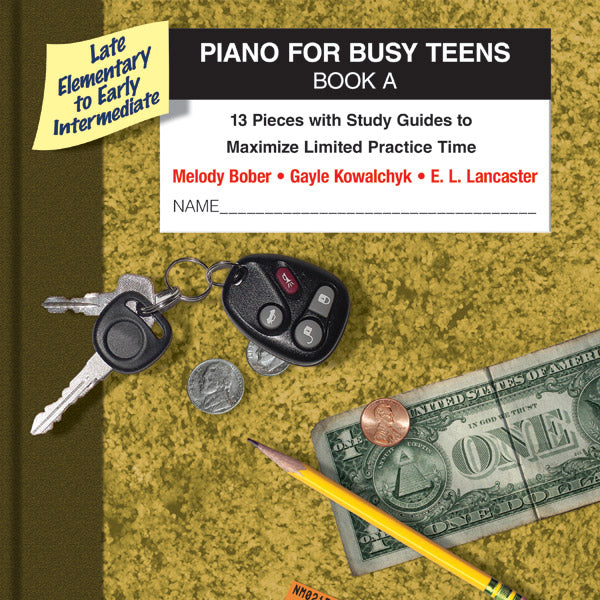 Piano for Busy Teens, Book A Cover Image