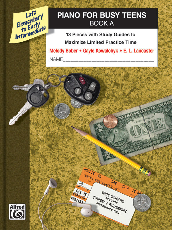 Piano for Busy Teens, Book A Cover Image