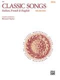 Classic Songs: Italian, French & English Cover Image