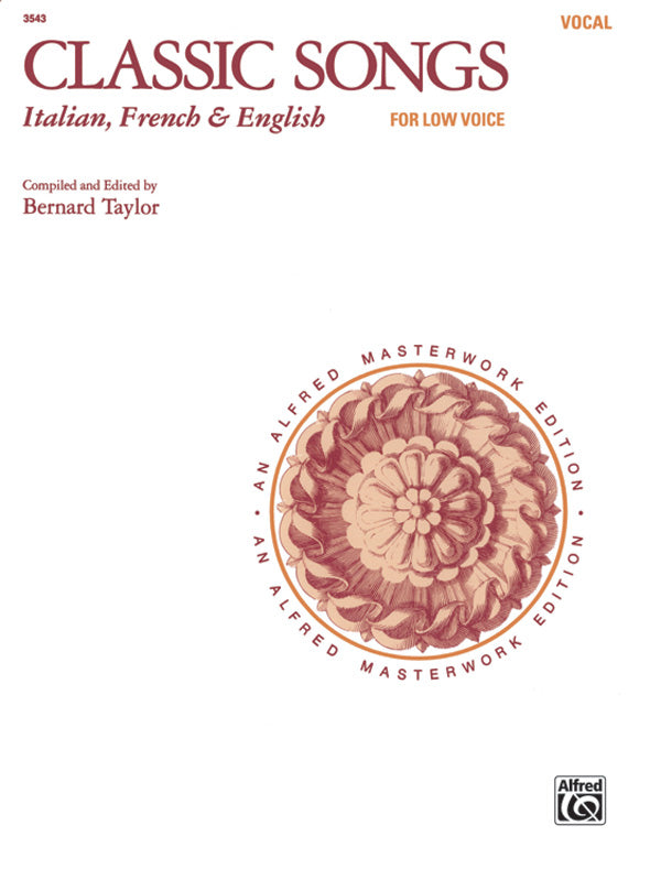 Classic Songs: Italian, French & English Cover Image