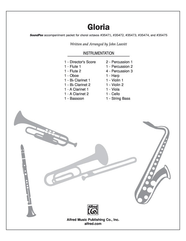 Gloria: Viola Sheet Music Preview