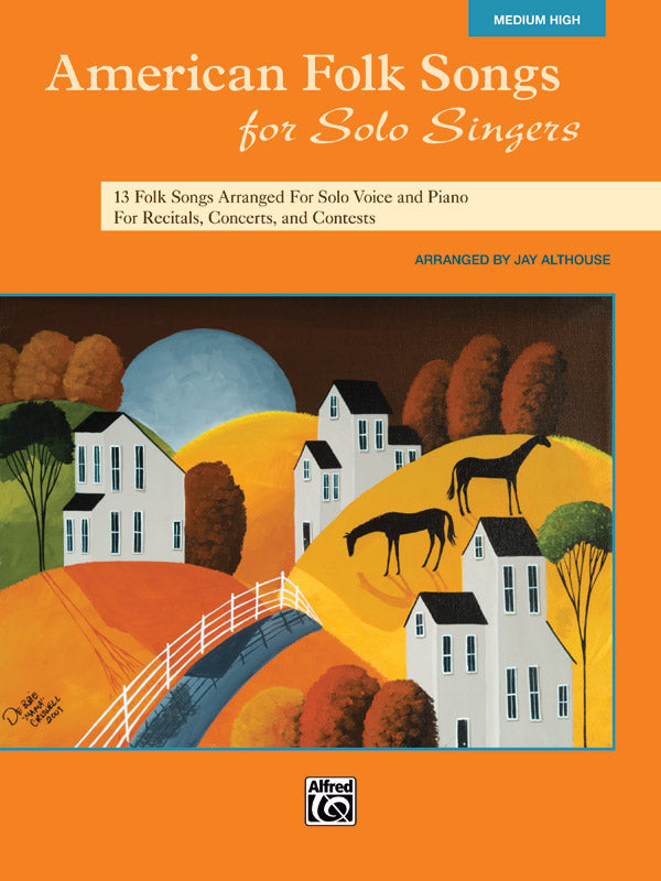 American Folk Songs for Solo Singers Cover Image