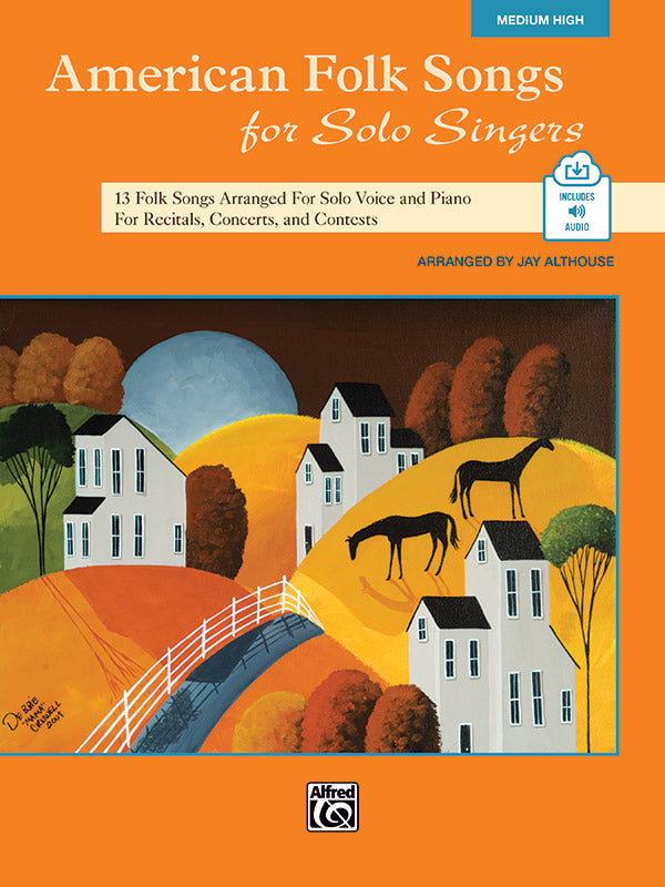 American Folk Songs for Solo Singers Cover Image