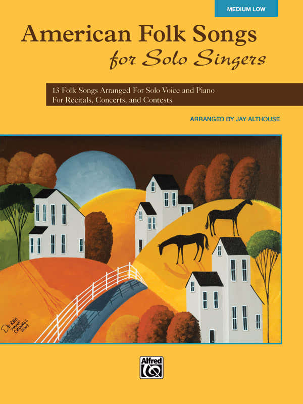 American Folk Songs for Solo Singers: Low Voice Book | Jay