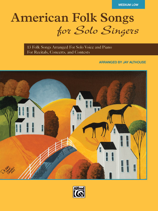 American Folk Songs for Solo Singers Cover Image