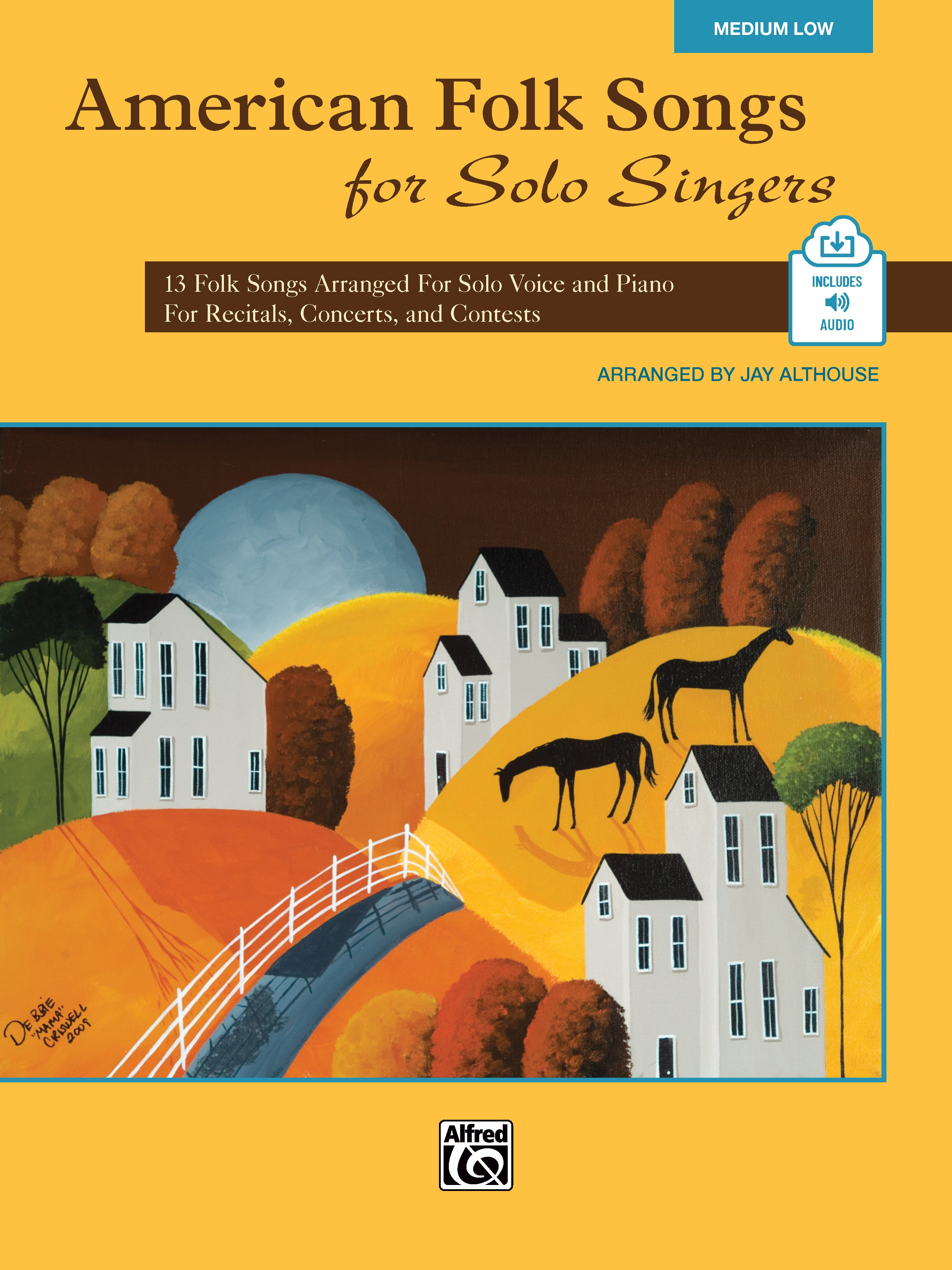 American Folk Songs for Solo Singers Cover Image
