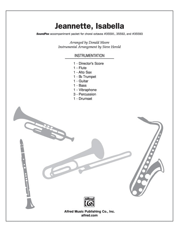 Jeannette, Isabella: 1st B-flat Trumpet Sheet Music Preview