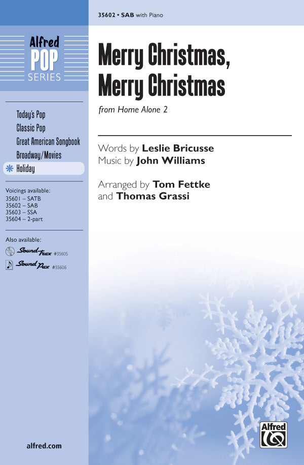 Merry Christmas, Merry Christmas (from <i>Home Alone 2</i>) Sheet Music Preview