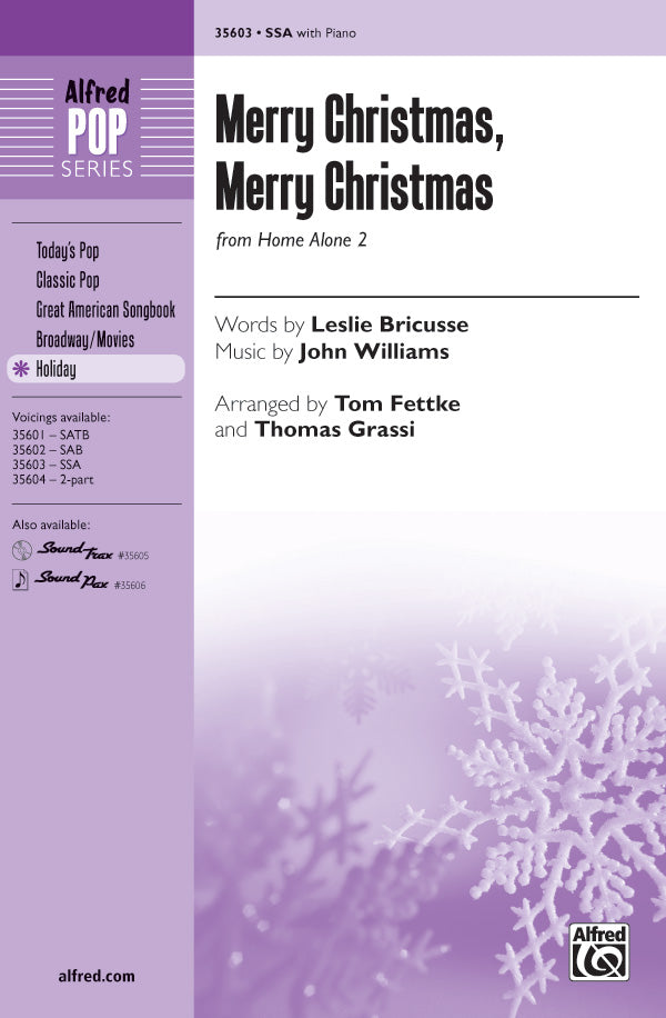 Merry Christmas, Merry Christmas (from <i>Home Alone 2</i>) Sheet Music Preview