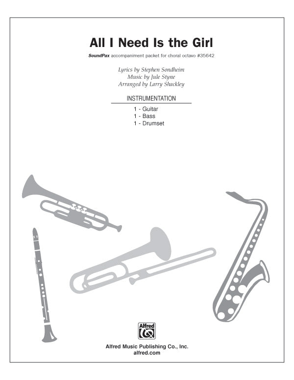 All I Need Is the Girl (from the musical Gypsy) Sheet Music Preview