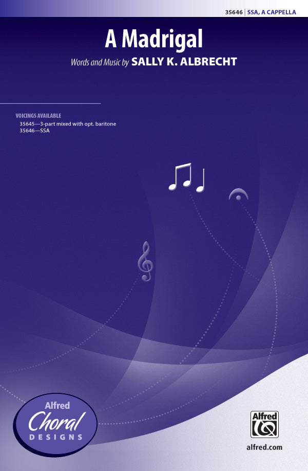 A Madrigal Sheet Music Preview
