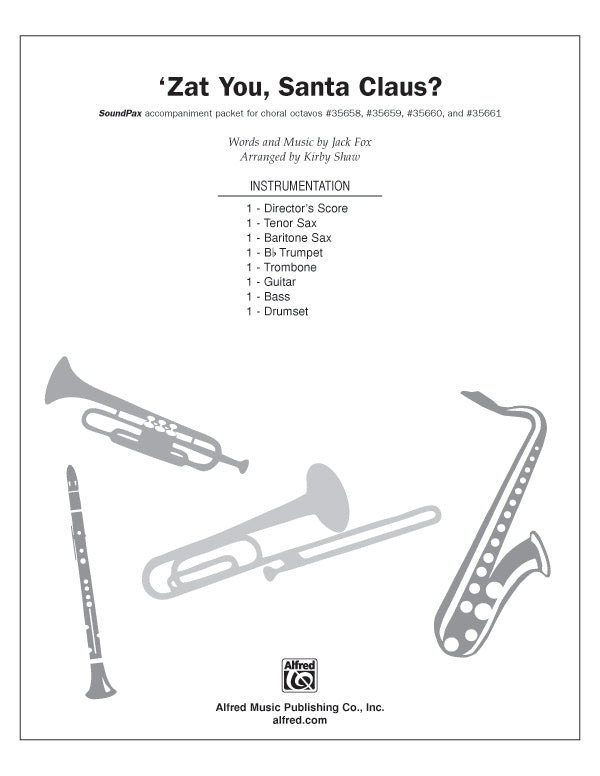 'Zat You, Santa Claus? Sheet Music Preview