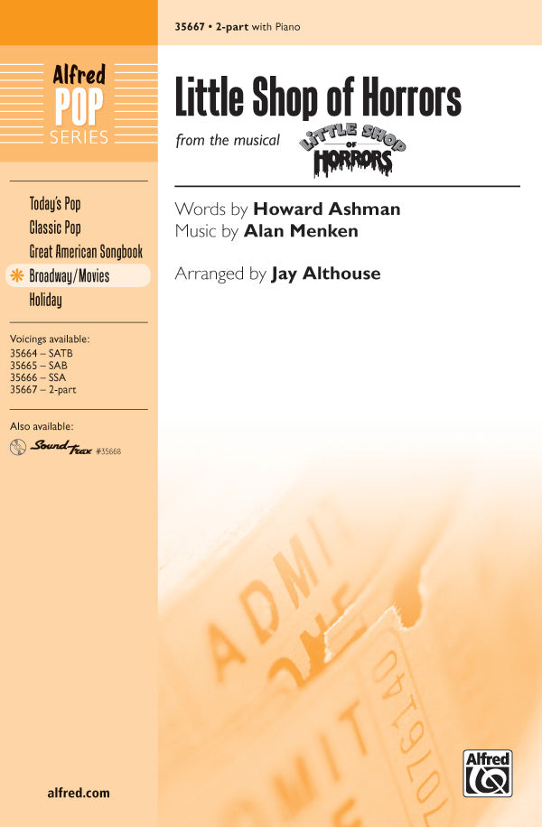 Little Shop of Horrors Sheet Music Preview
