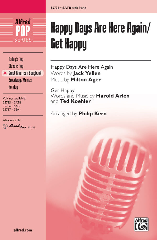 Happy Days Are Here Again / Get Happy Cover Image