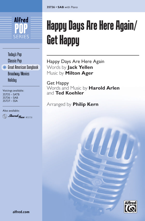 Happy Days Are Here Again / Get Happy Cover Image