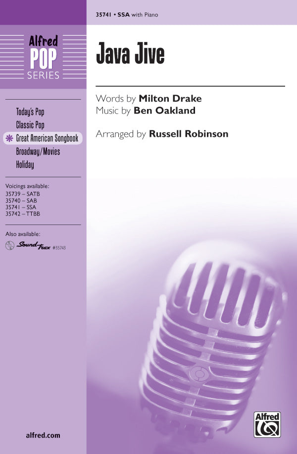 Java Jive Sheet Music Preview